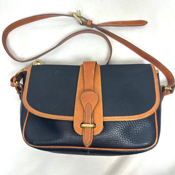 Dooney & Bourke Bags Vintage 9s Dooney Bourke Leather Purse Navy